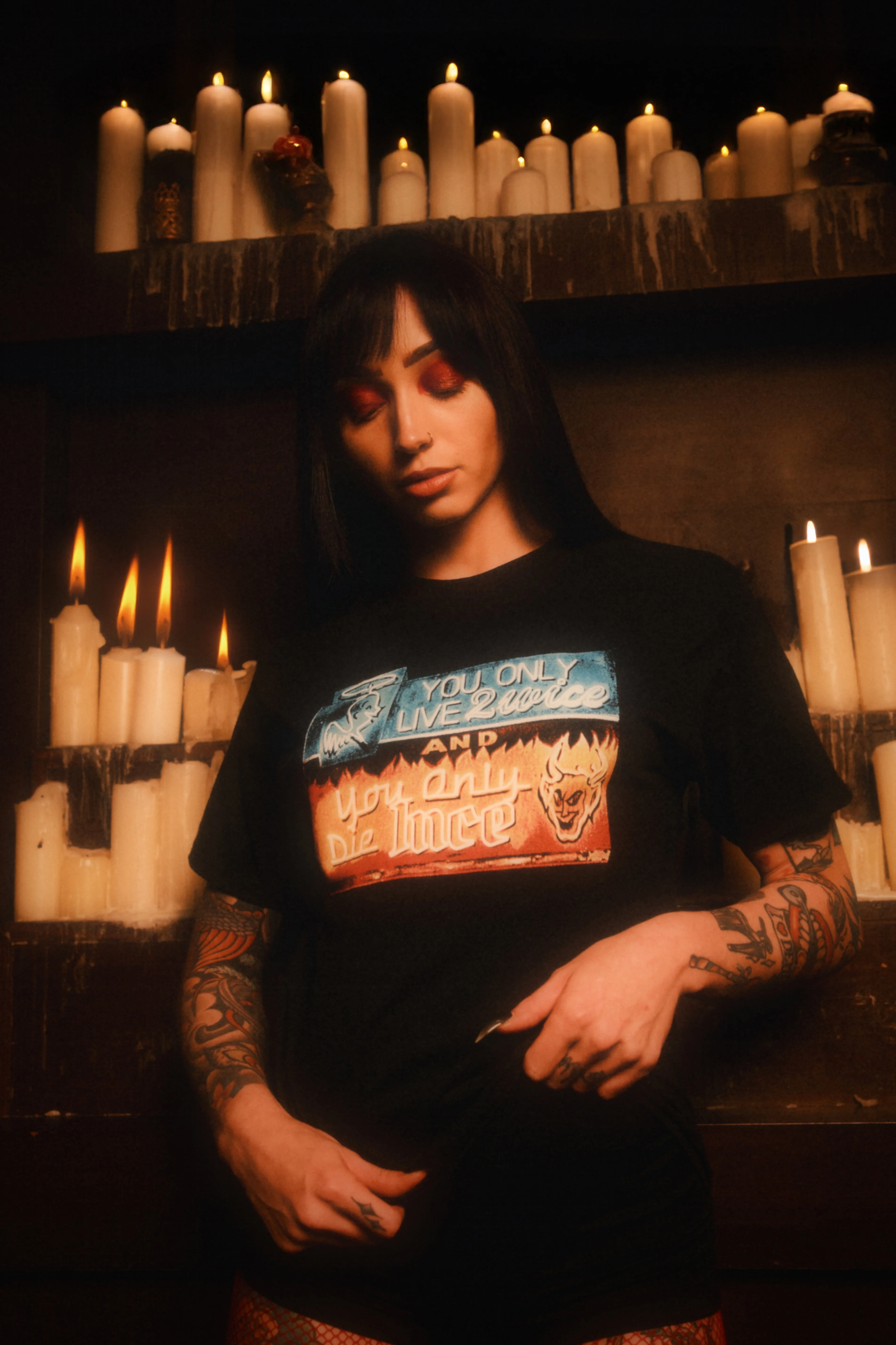 Live 2wice, Die 1nce SS Tee - Image 3